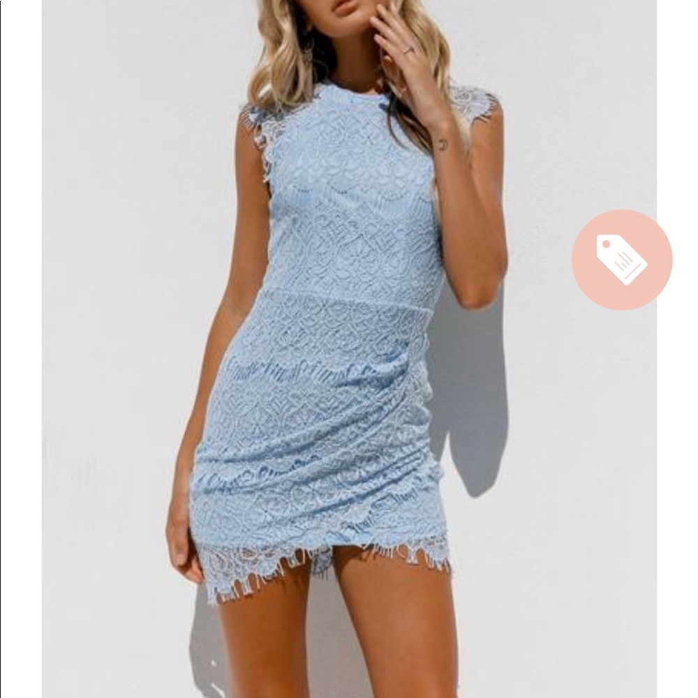 Xenia Baby Blue Dress